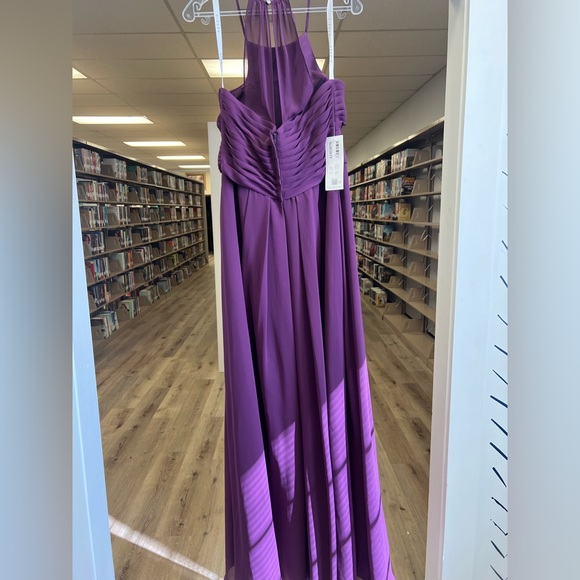 PURPLE AZAZIE BRIDESMAID SIZE 12 - Picture 3 of 3